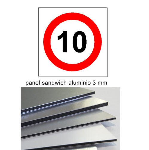 Limite vitesse panneau - limite, de