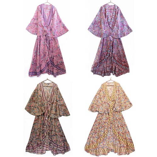 Robe longue soie - robe, en