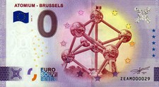 Zero Euro Note - 0 Euro - Belgium - Atomium - Brussels 2025-4