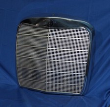 1959-1971 Mercedes W111 W112 Front High Chrome Grille OEM W/O Emblem Solid Shape