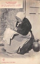 CPA 14 LA NORMANDIE PITTORESQUE VOL 1 POULE 2 LAPINS