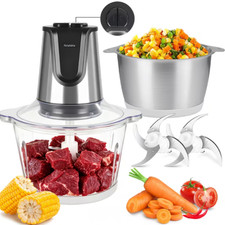 Hachoir électrique double bol