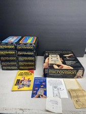 MICROVISION Game Consoles 1979 Complete w/ Boxes & Manuals 10 Games WORKING 