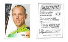 Vignette N°313 - Sprint 2013