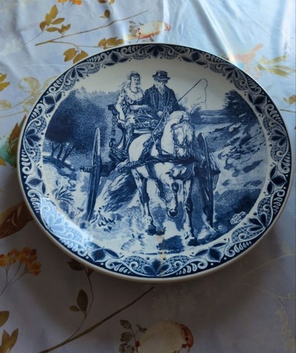 Delft blauw maastricht - blauw, plat