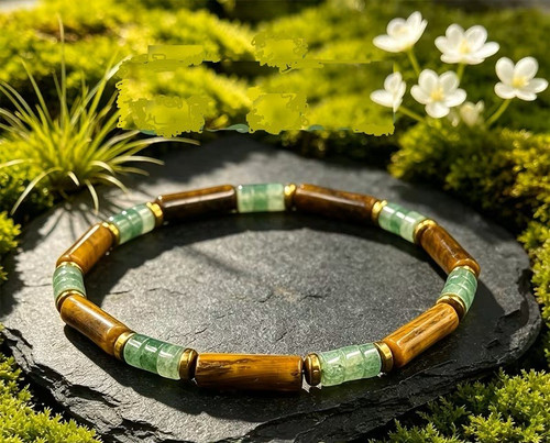 Bracelet perles aventurine - de,