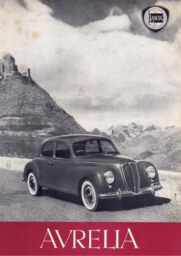 Brochure lancia aurelia - aurelia, /