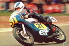 Bernard FAU YAMAHA 350 ELF Chimay N°31 : Carte Postale Moto Postcard #0434