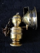 SUPERBE ANCIENNE LANTERNE ACETYLENE VINTAGE LAMPE CARBURE VELO  LAMP CARBIDE