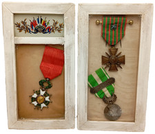 Y2S* (REF6876) Beautiful Set of Military Medals Under Frames 14/18 Medal