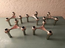 Vintage MCM STOFF Nagel BMF Atomic Candle Holder, Stackable. 5 Avail