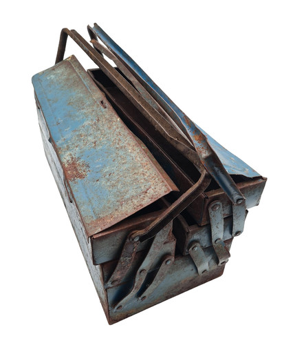 Ancienne caisse outils - caisse, à