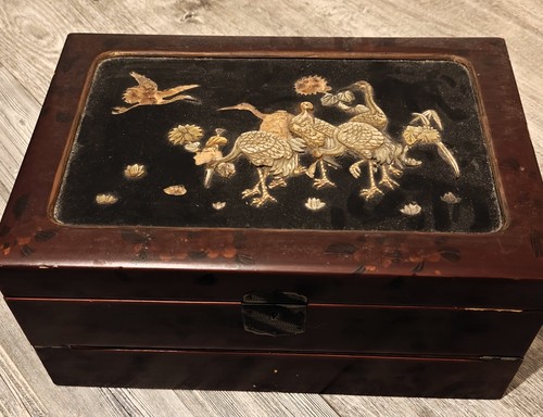 Coffret écritoire ancien - , en