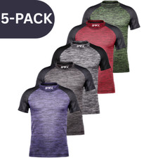 [5 Pack] Mens Active Athletic