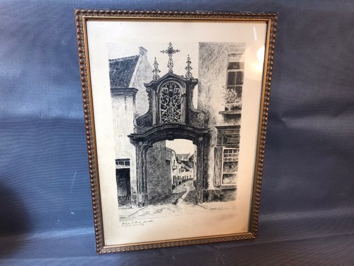 Ancien dessin portique saint - dessin,