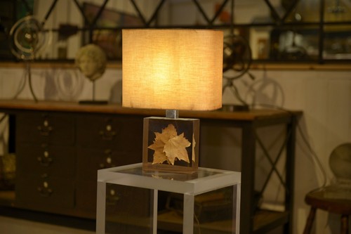 Lampe inclusion feuille - de, de