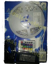 RAMPE CORDE LAMPE A LEDS 5m Éclairage AVEC TELECOMMANDE ROUGE BLANC BLEU VERT