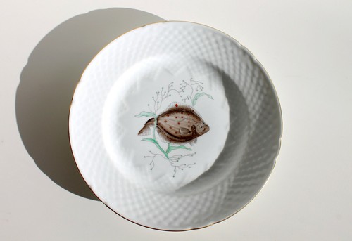 Ancienne assiette copenhague - ancienne,