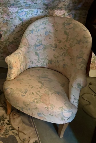 Fauteuil crapaud vintage