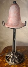 Lampe pied fer forgé