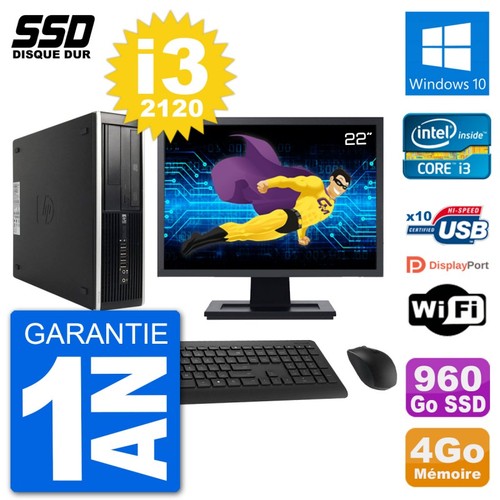 8200 elite sff ecran 22 - pc, 22"