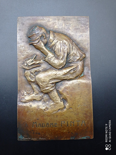 Médaille plaquette bronze