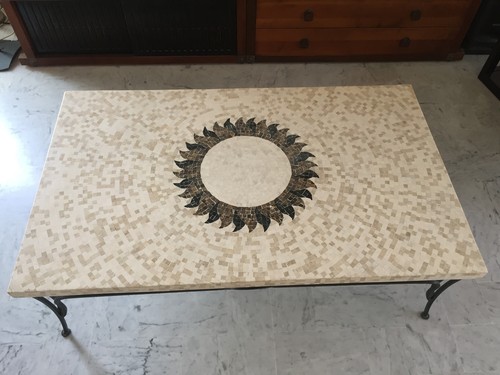 Table basse salon roche - table,