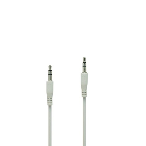 White color 5mm stereo ft - 3.5mm,