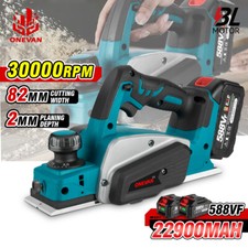 Raboteuse Électrique Sans Fil Chanfrein de 82 mm pour batterie Makita Li-ion 18V