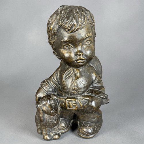 Statue vintage garçon - statue,
