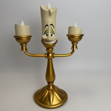 Disney Parks Beauty And The Beast Lumiere Light Up Candelabra Figure 11”