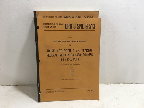 Ord snl 513 5 ton - 8, g-513