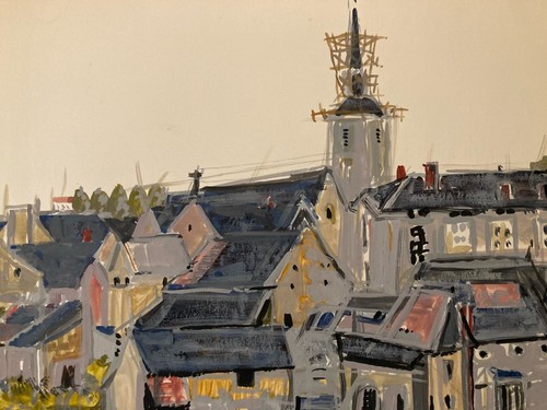 Peinture gouache michel henry - peinture,