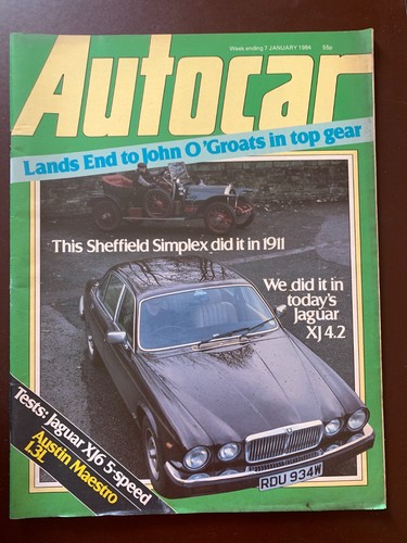 Autocar magazine 1984 - magazine, 1/1984