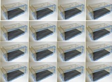 Lot de 16 Boite Vitrine + Socle pour Miniatures 1/43 Hauteur 6 cm Neuf