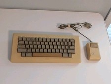Original 1984 M0110 Apple Keyboard and M0100 Mouse For Macintosh Computer 