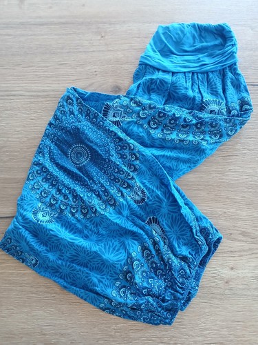 Pantalon sarouel femme bleu - sarouel,