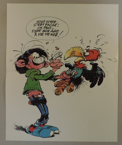 Franquin affiche gaston - franquin,