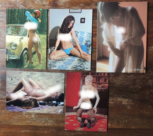 Lot cartes postales naturisme - postales,