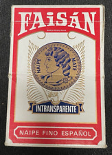 Faisan Naipe Mate Espanol Cards Plastico Spanish Playing Cards 212 Red Back
