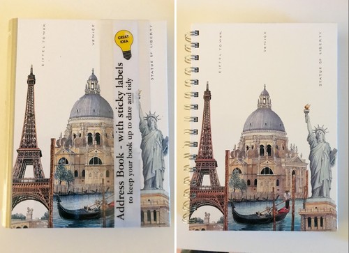 Address book and - and, spiral