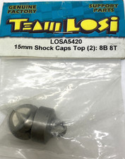 15mm Shock Caps Top (2): 8B 8T