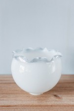 Bel Abat-Jour Opaline Blanc