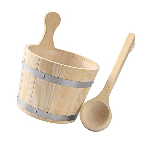 Ensemble seau louche - seau, pour