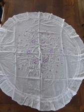 NAPPE A THE ronde en coton