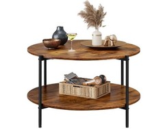 WLIVE Table Basse Ronde 83 cm