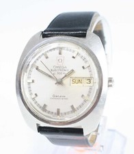 *NEW CRYSTAL Vintage Omega Geneve Chronometer, Electronic, w/ Day + Date ~ 1970