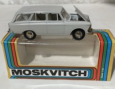 Vintage Moskvitch Grey Diecast