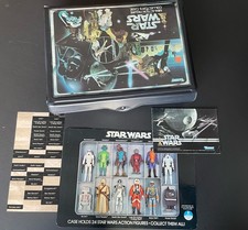 Vintage Star Wars Mini-Action Figure Collectors Case 1977 + Inserts Beauty RARE