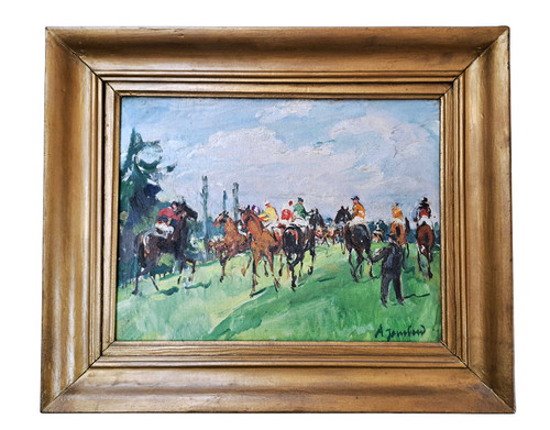 Tableau peinture course